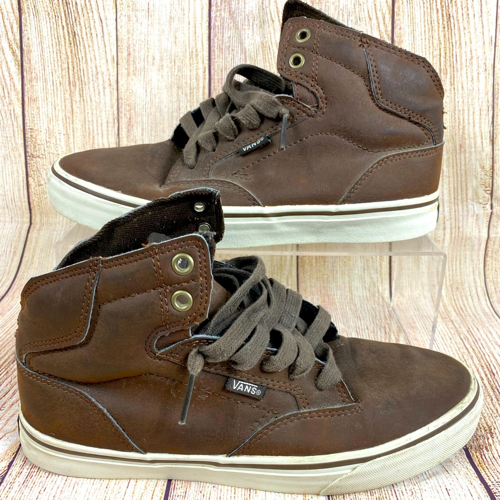 Vans Brown High-Top Sneakers